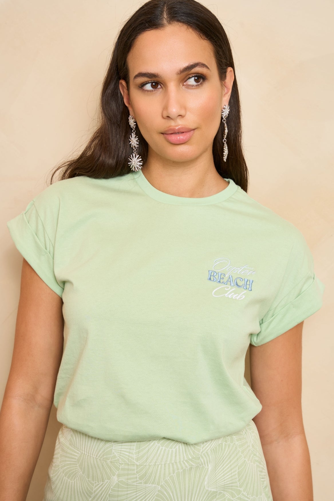 Lofty Manner T-Shirt Rosahlie Groen - OAK Fashion Noordwolde