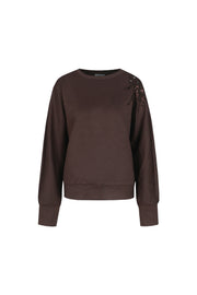 C&S The Label Winona sweater Bruin - OAK Fashion Noordwolde