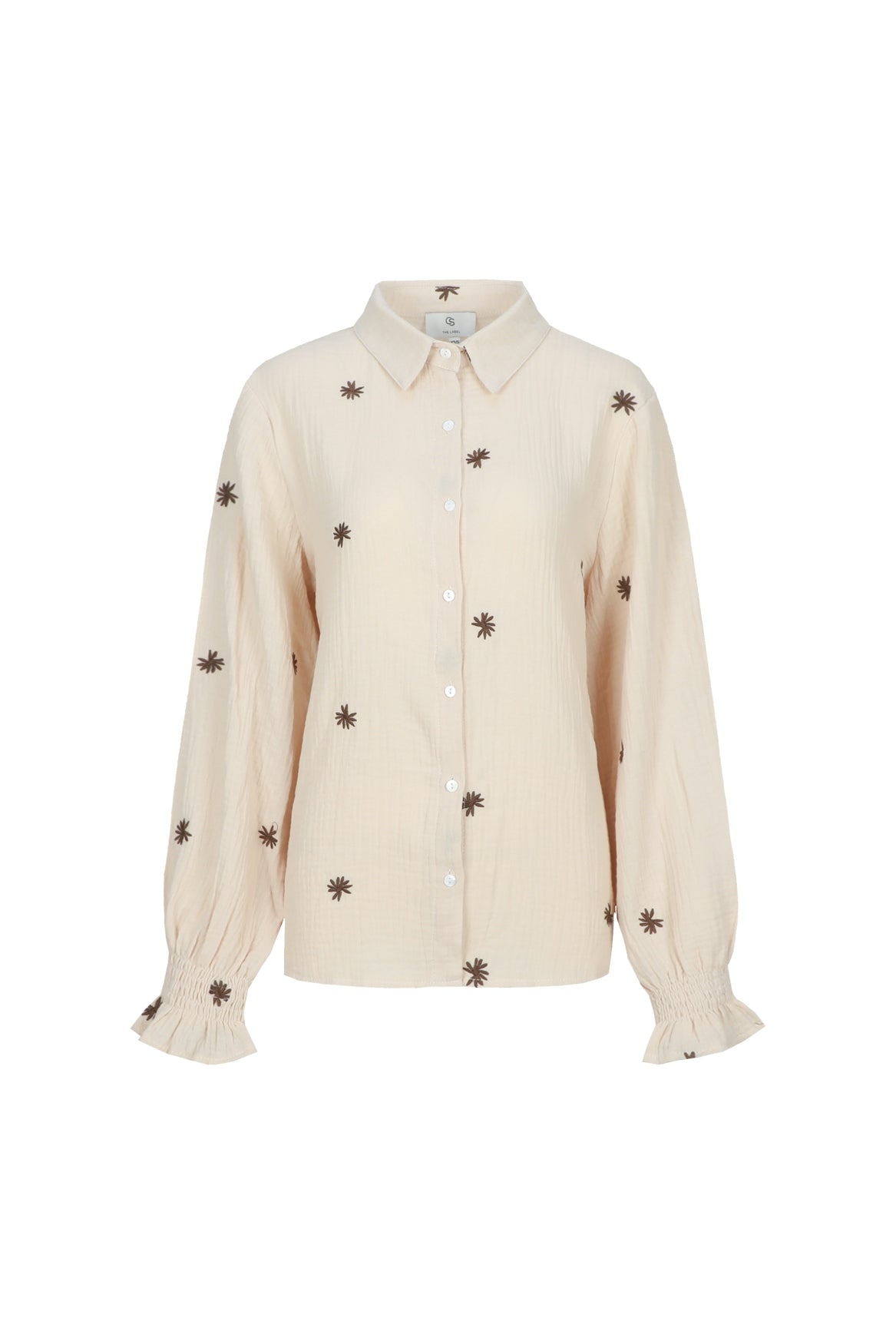 C&S The Label Lancy blouse Bruin - OAK Fashion Noordwolde