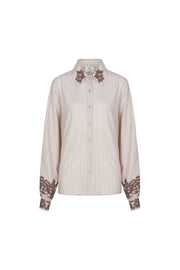 C&S The Label Lamilla blouse Bruin - OAK Fashion Noordwolde