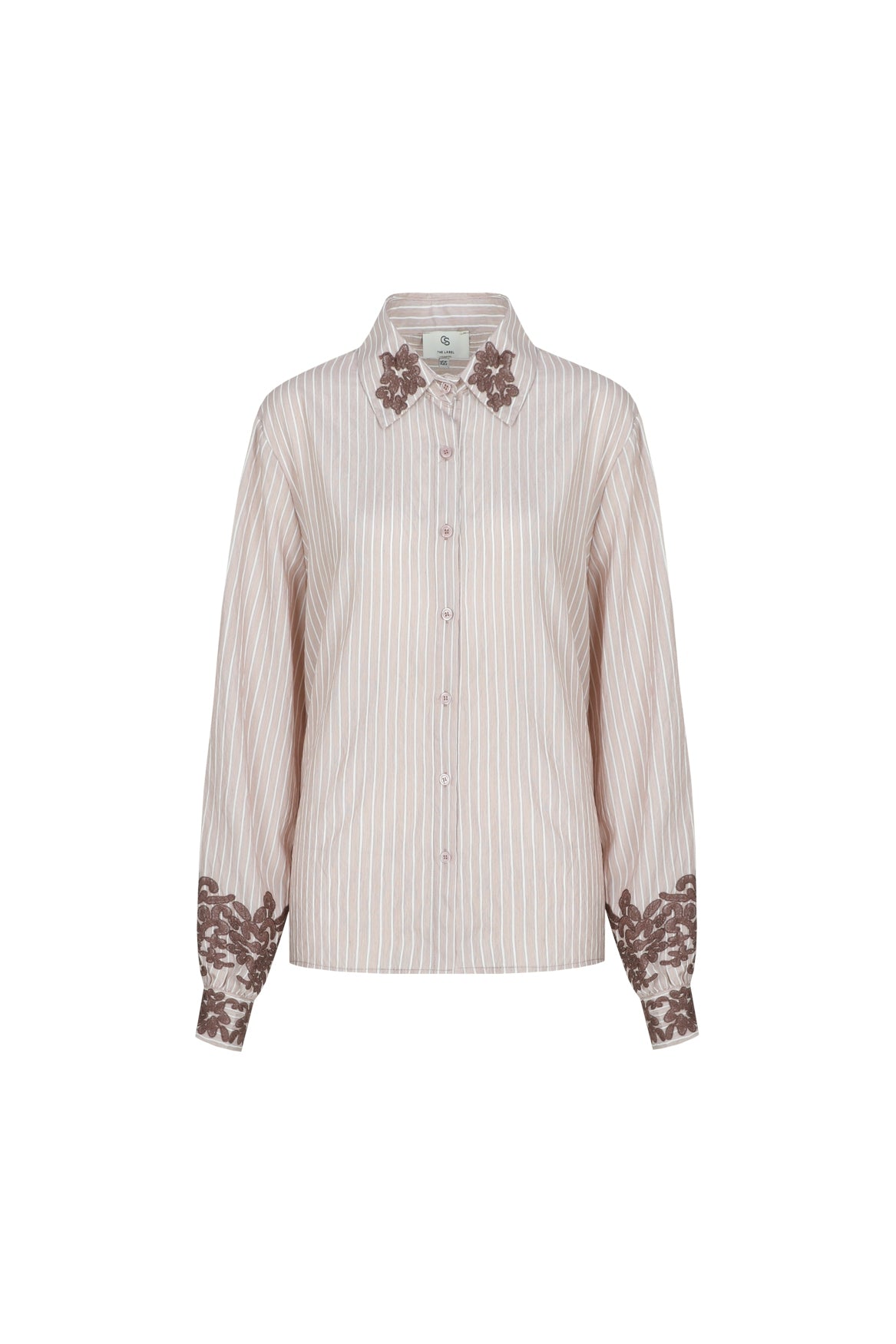 C&S The Label Lamilla blouse Bruin - OAK Fashion Noordwolde