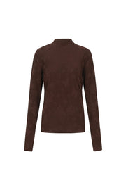 C&S The Label Turtle top Bruin - OAK Fashion Noordwolde