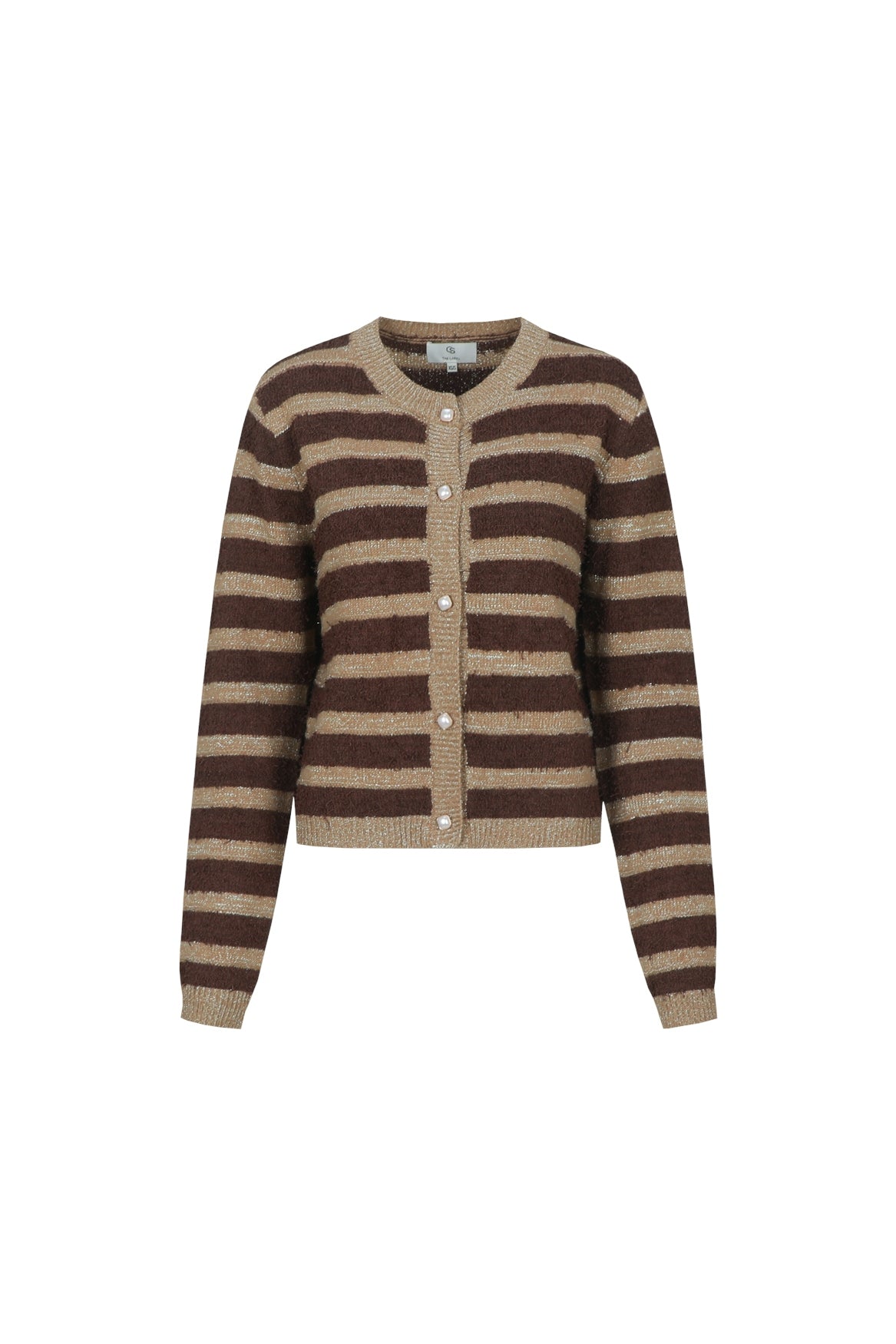 C&S The Label Carice knit cardigan Bruin - OAK Fashion Noordwolde