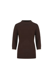 C&S The Label Astrid knit pullover Bruin - OAK Fashion Noordwolde