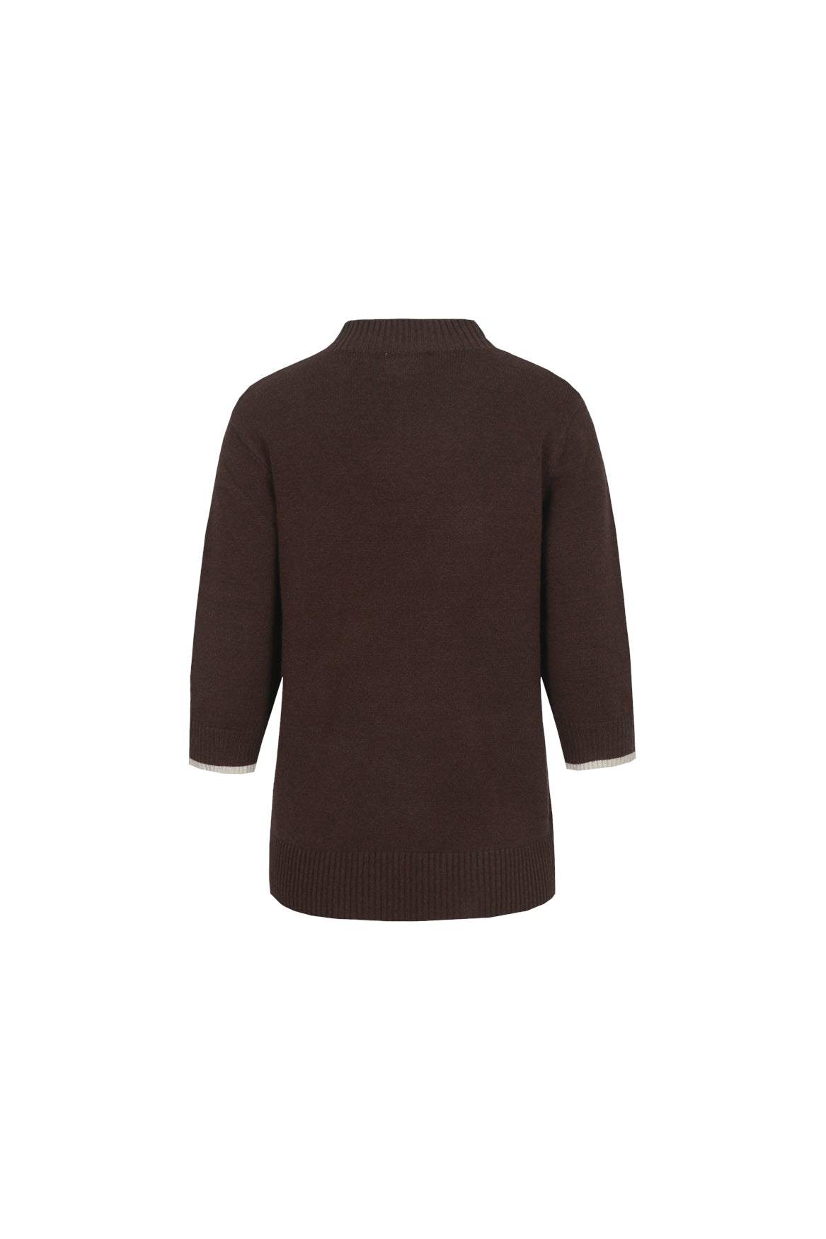 C&S The Label Astrid knit pullover Bruin - OAK Fashion Noordwolde