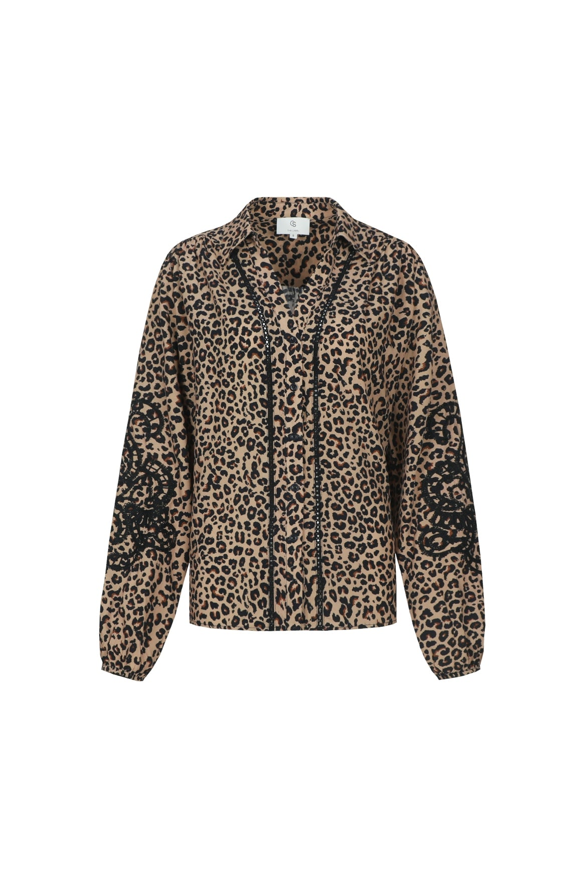C&S The Label Leo blouse Zwart - OAK Fashion Noordwolde