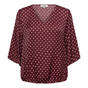 &Co Woman ASTER POLKA Rood - OAK Fashion Noordwolde
