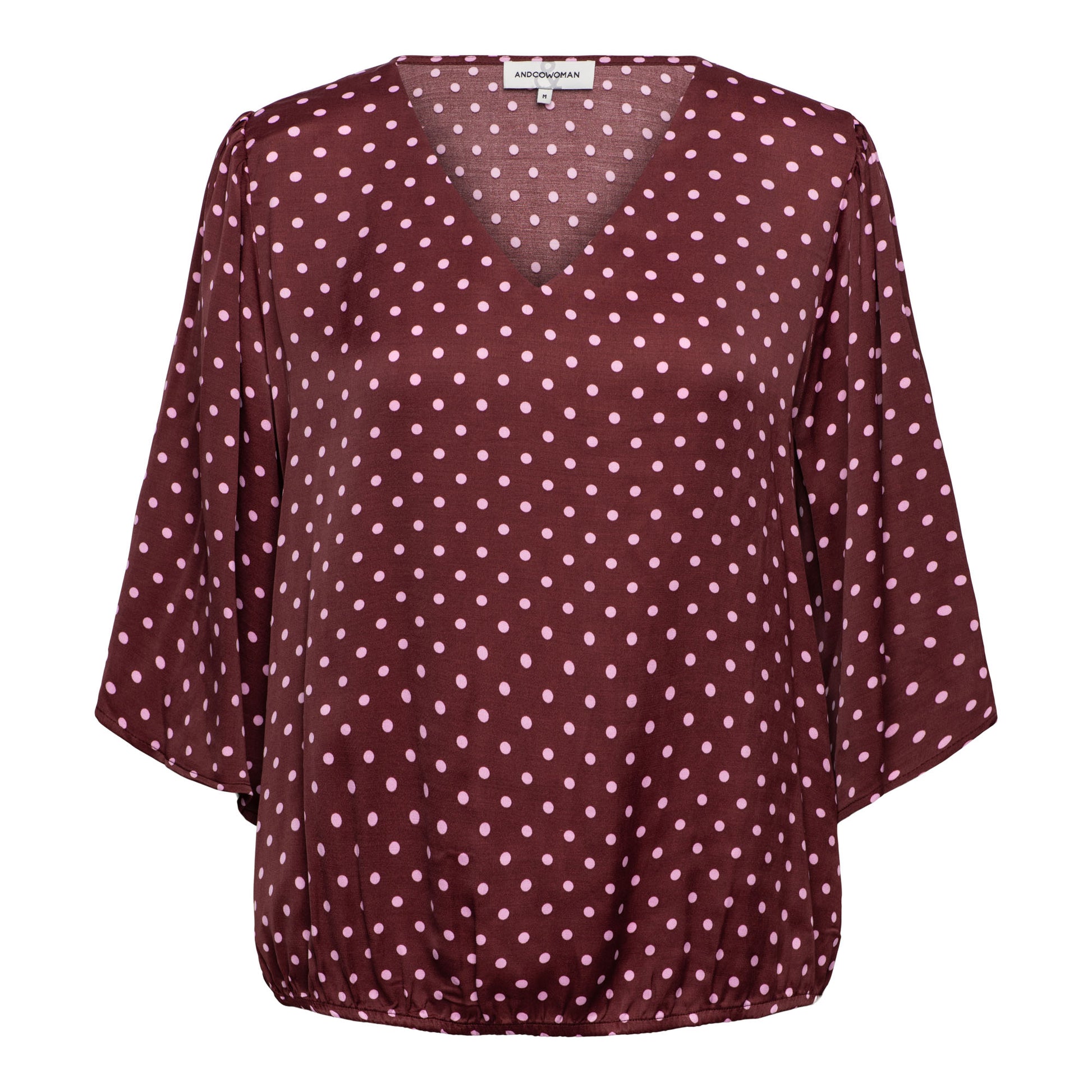 &Co Woman ASTER POLKA Rood - OAK Fashion Noordwolde