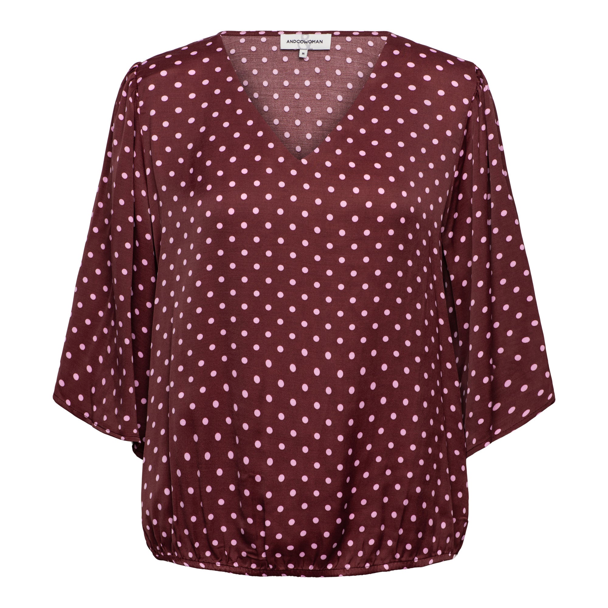 &Co Woman ASTER POLKA Rood - OAK Fashion Noordwolde
