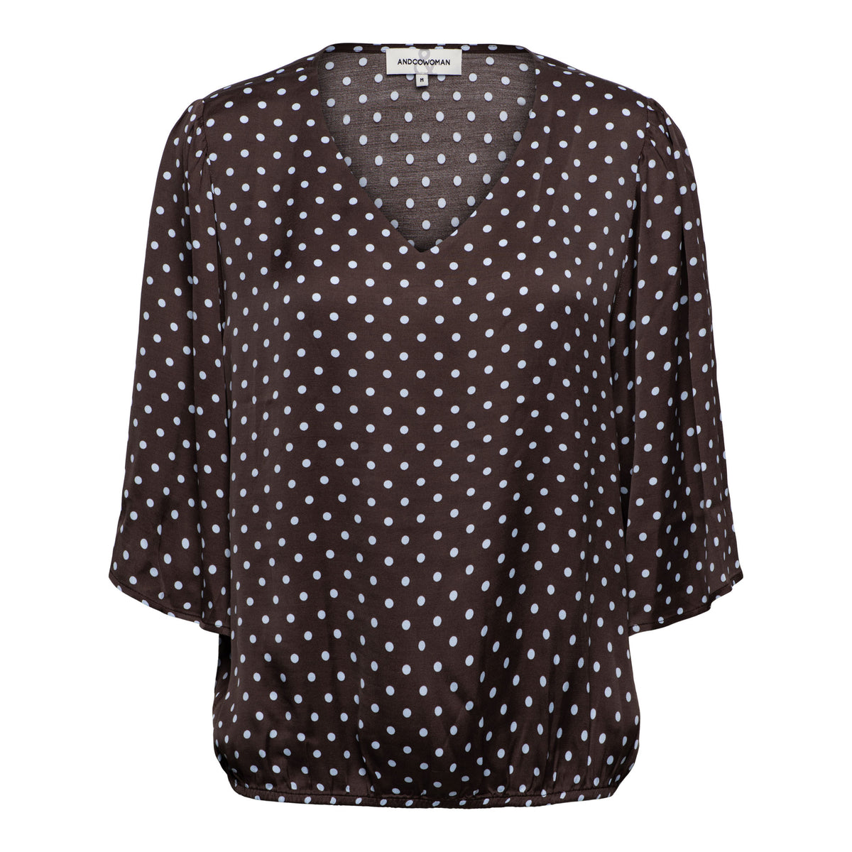 &Co Woman ASTER POLKA Bruin - OAK Fashion Noordwolde