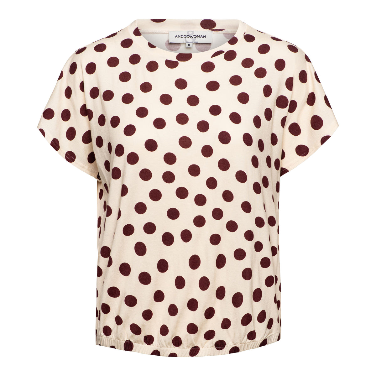 &Co Woman MADELIEF DOT Bruin - OAK Fashion Noordwolde