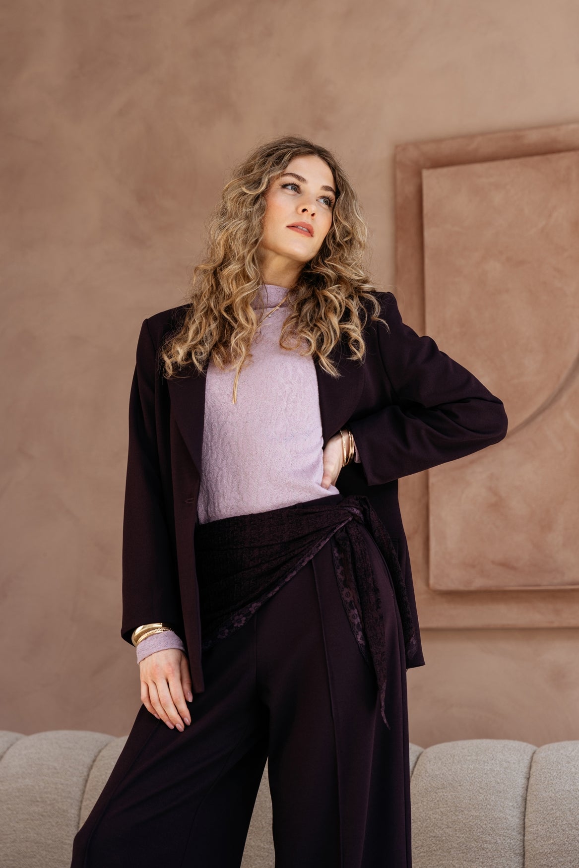 &Co Woman GENIVA Paars - OAK Fashion Noordwolde