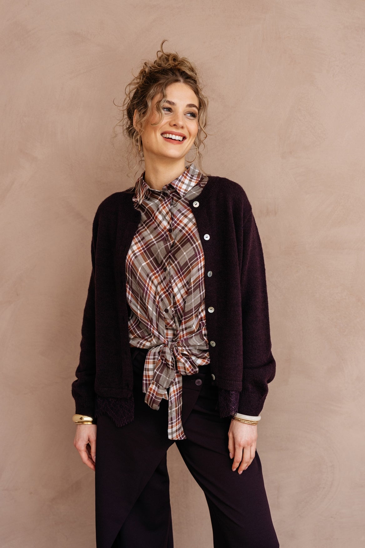 &Co Woman GABRIELLA Paars - OAK Fashion Noordwolde