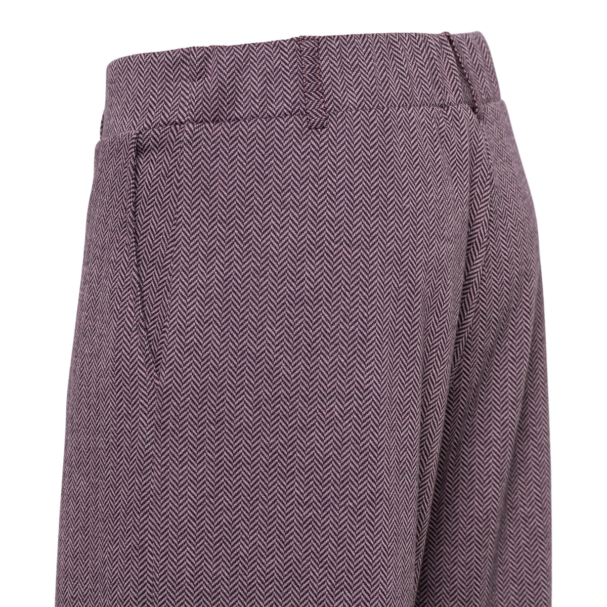 &Co Woman GENIVA HERRINGBONE Paars - OAK Fashion Noordwolde