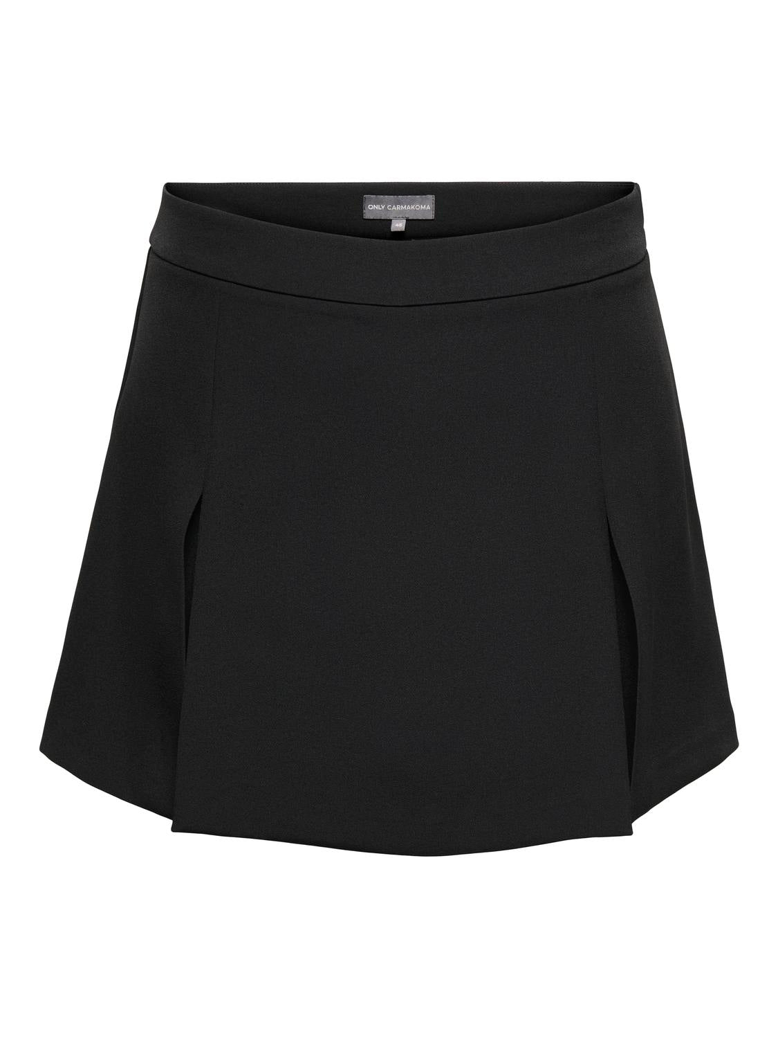 Carmakoma CARELLY HW PLEAT SKORTS TLR Zwart - OAK Fashion Noordwolde