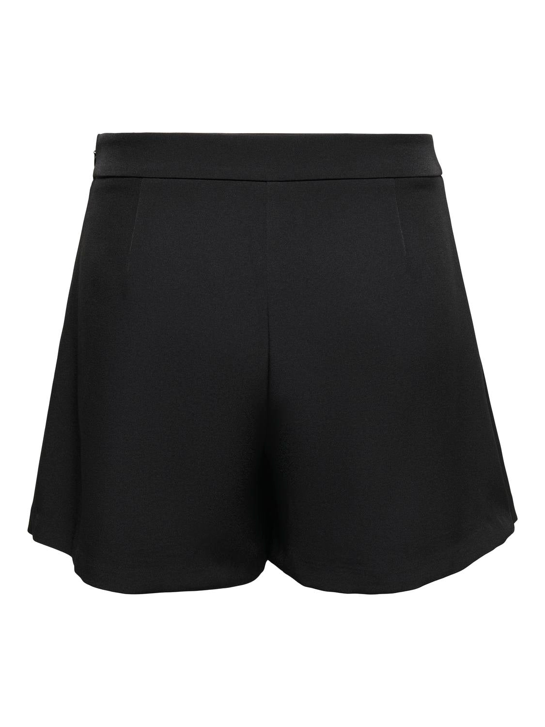 Carmakoma CARELLY HW PLEAT SKORTS TLR Zwart - OAK Fashion Noordwolde
