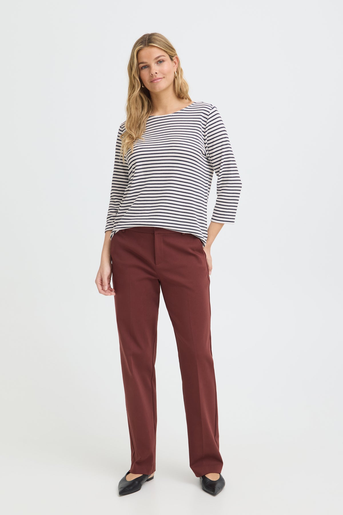 Fransa FRJADE TEE 1 SALUTE STRIPE - OAK Fashion Noordwolde