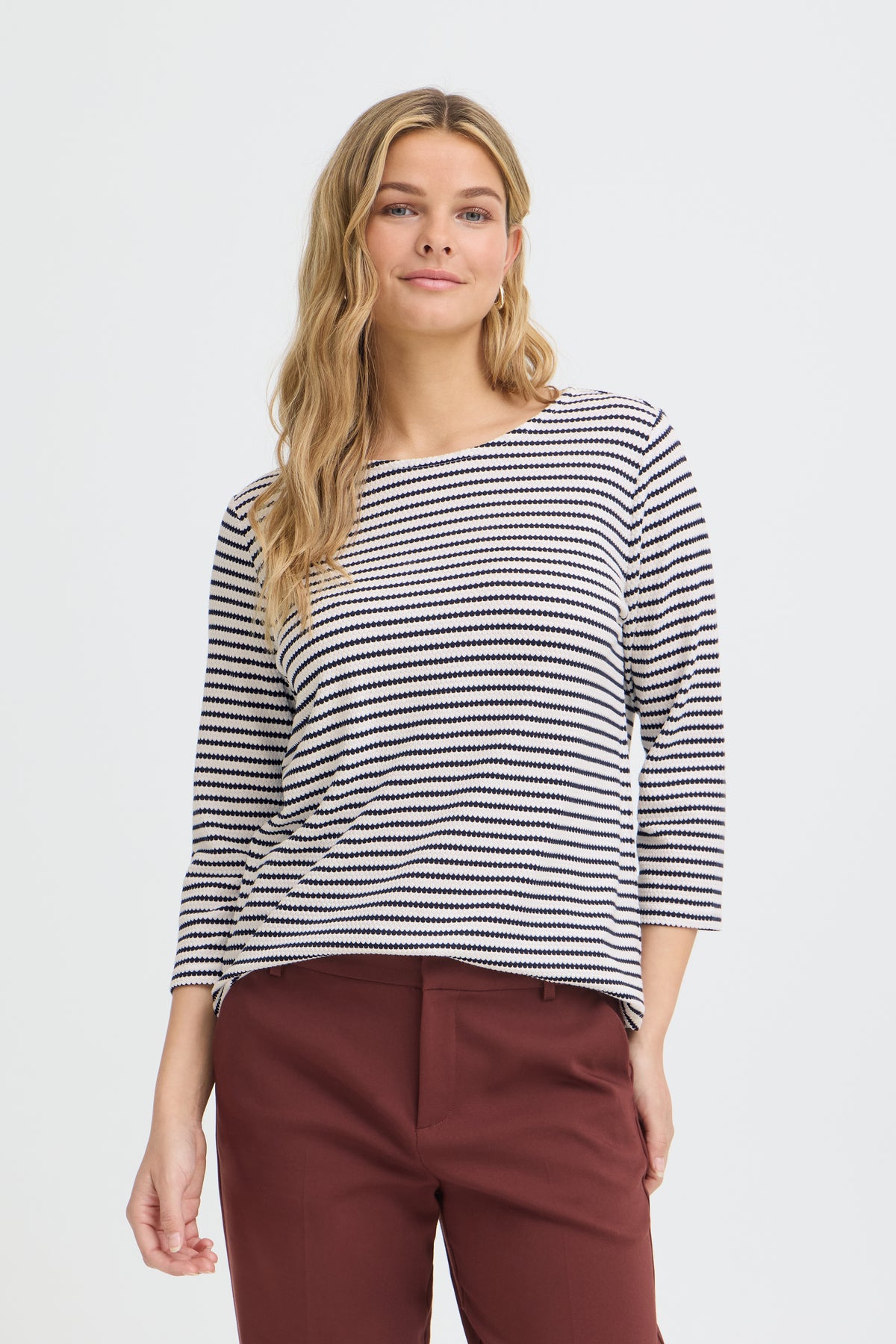 Fransa FRJADE TEE 1 SALUTE STRIPE - OAK Fashion Noordwolde