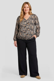 Exxcellent Cecily Blouse Bruin - OAK Fashion Noordwolde