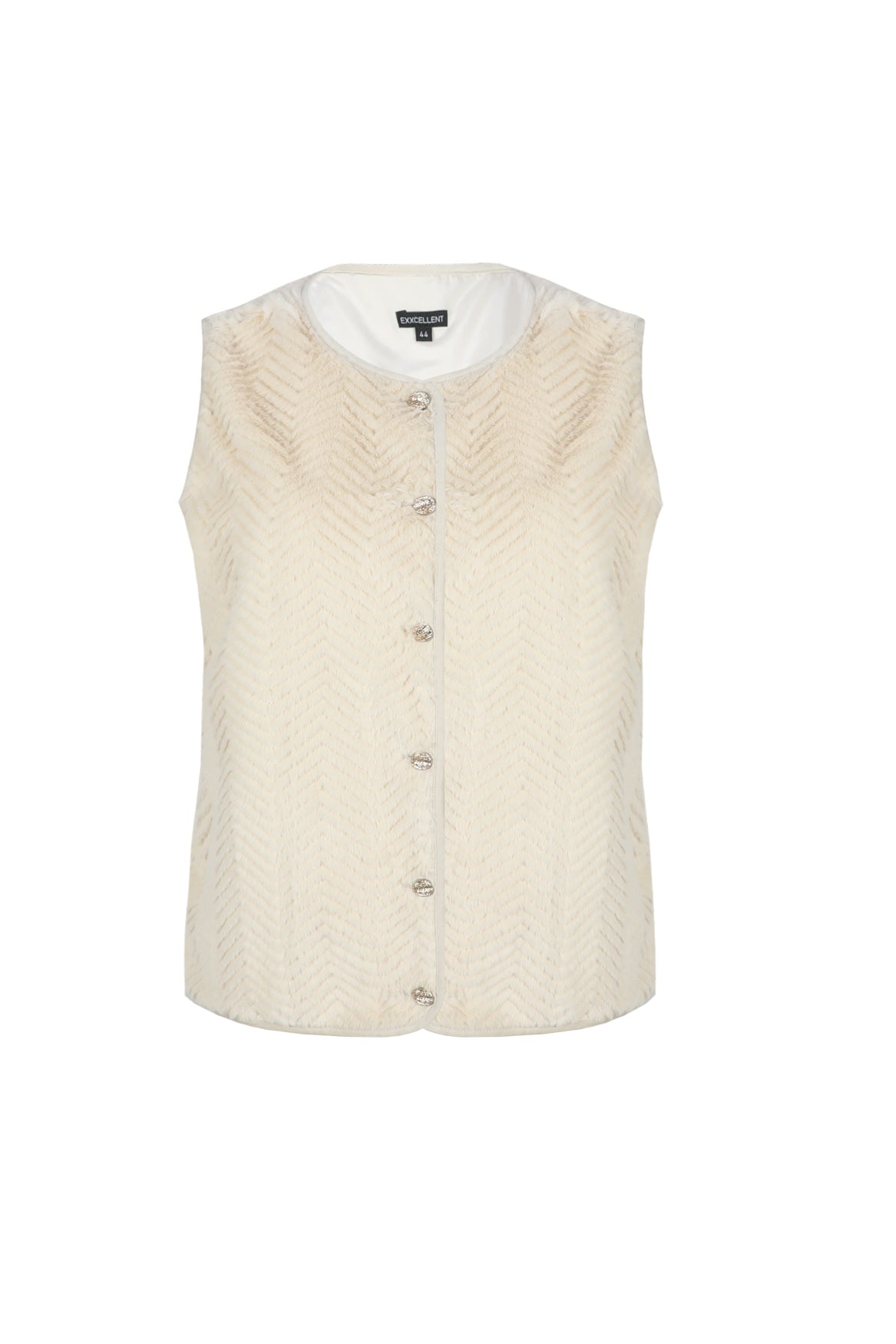 Exxcellent Aressa Gilet Bruin - OAK Fashion Noordwolde