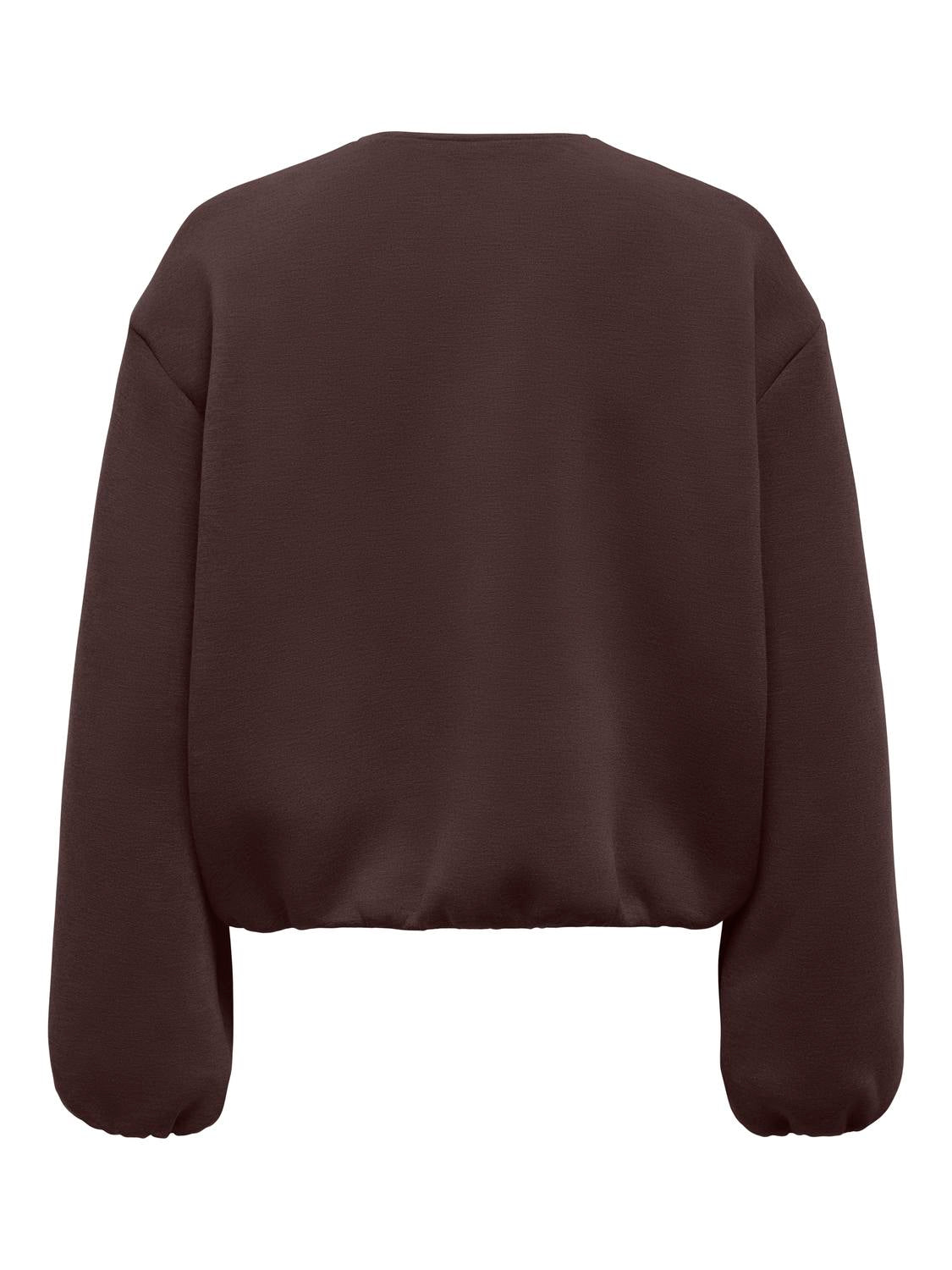 Carmakoma CARELLIE SCUBA JACKET OTW Bruin - OAK Fashion Noordwolde