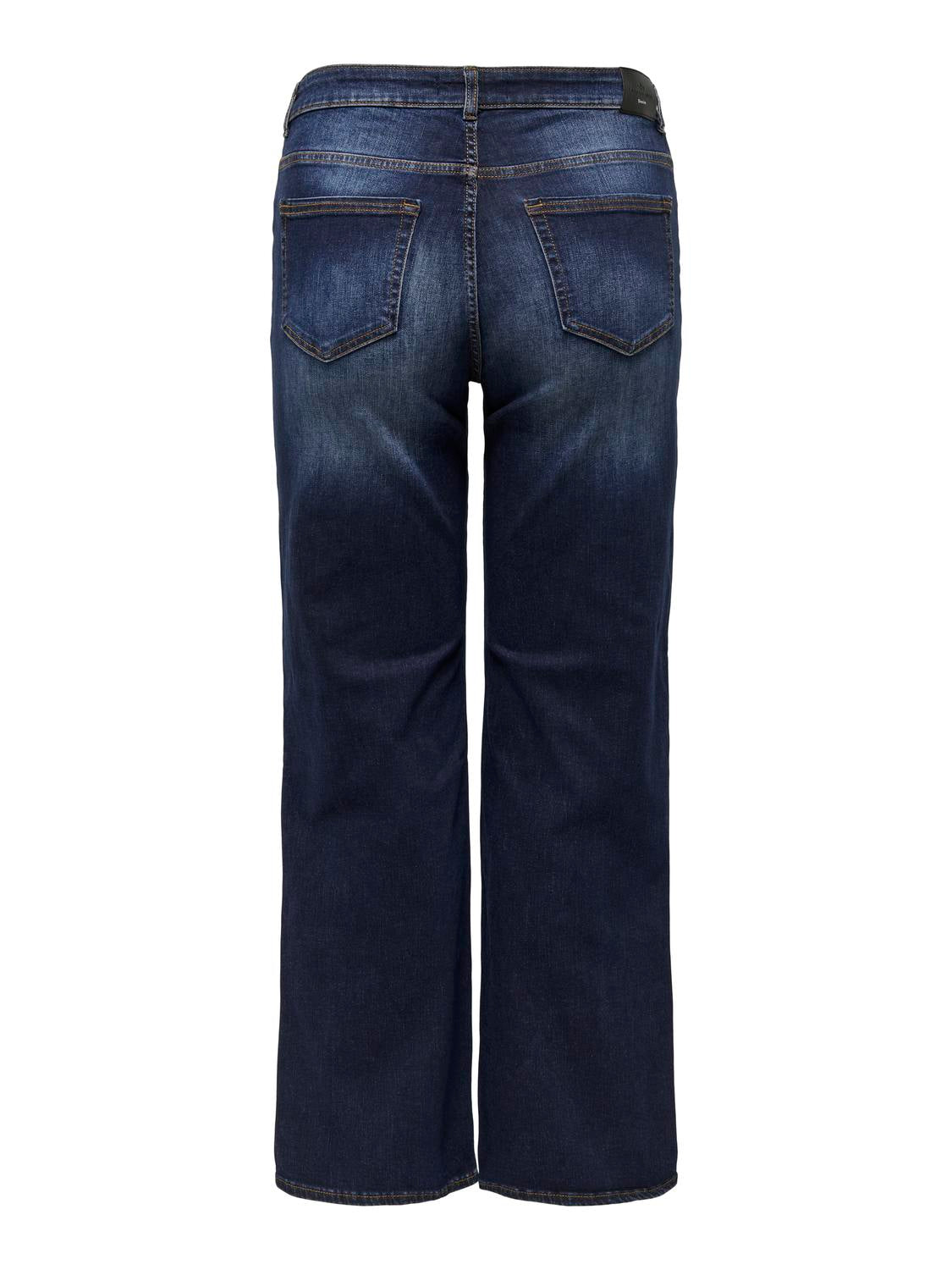 Carmakoma CARWILLY HW WIDE DNM TAI081 NOOS Blauw - OAK Fashion Noordwolde