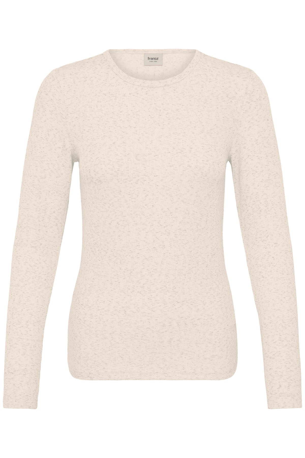 Fransa FRJAVINA TEE 1 Pumice Stone Melange - OAK Fashion Noordwolde