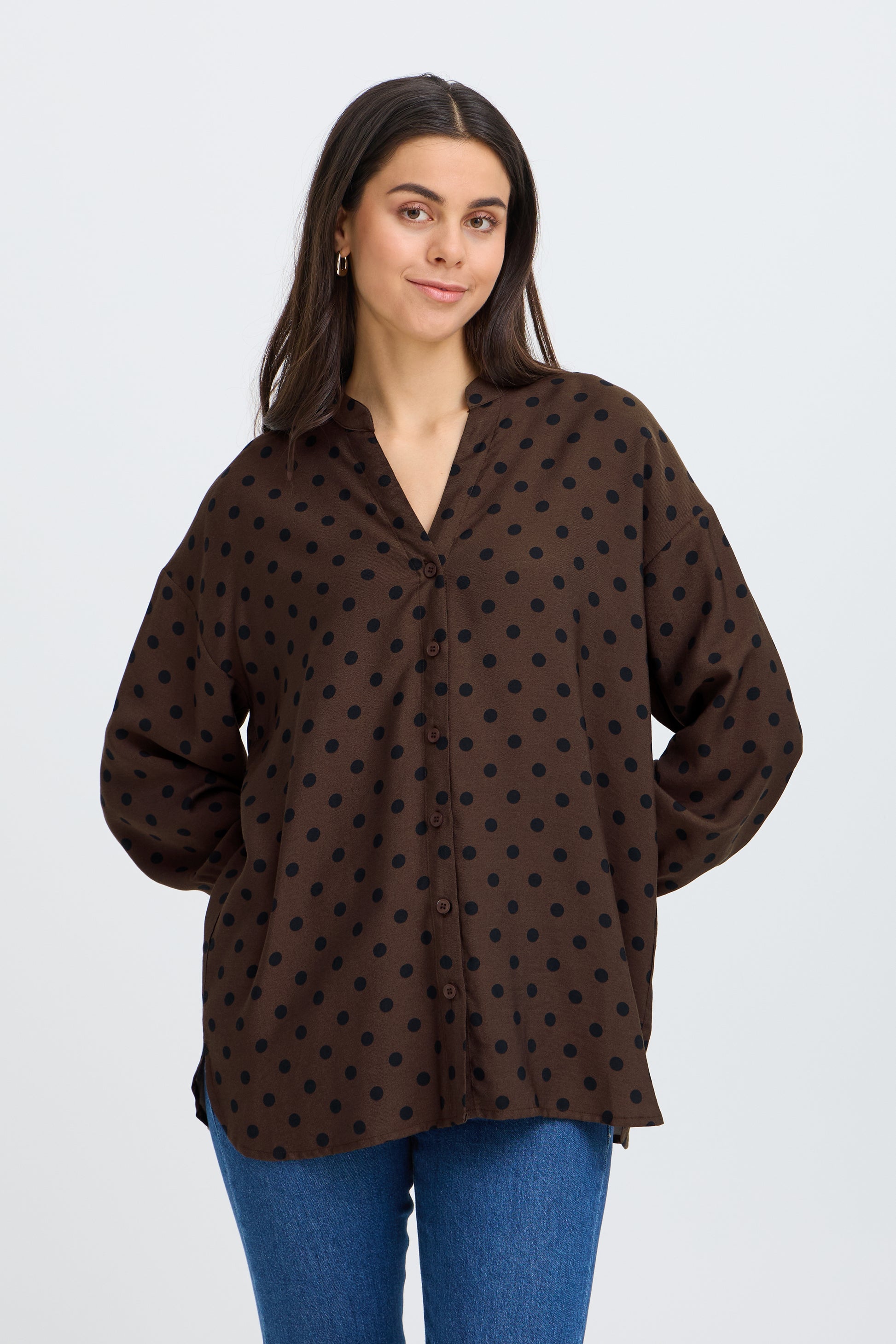 Fransa FRADARA SH 1 HOT FUDGE DOTTY - OAK Fashion Noordwolde