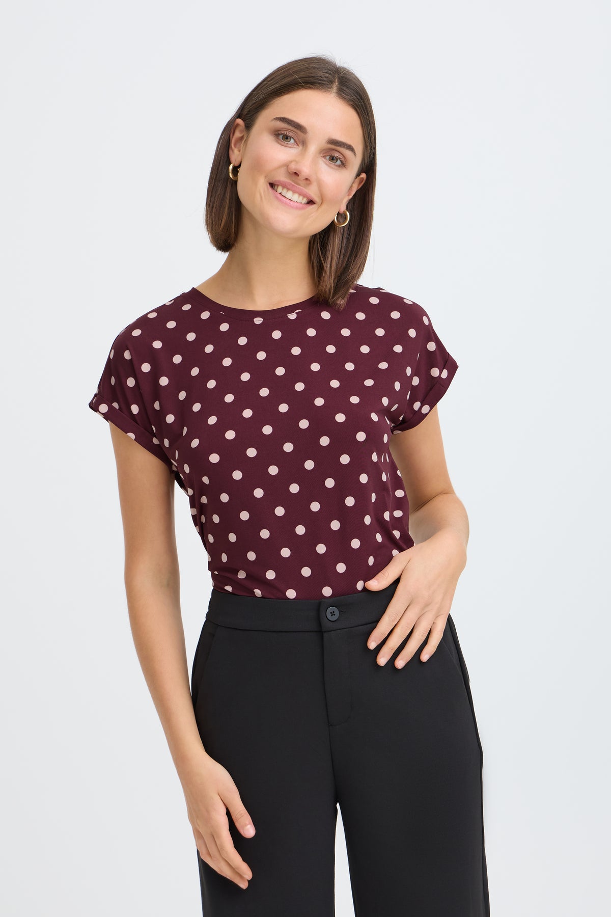 Fransa FRSEEN TEE 1 Port Royale - OAK Fashion Noordwolde