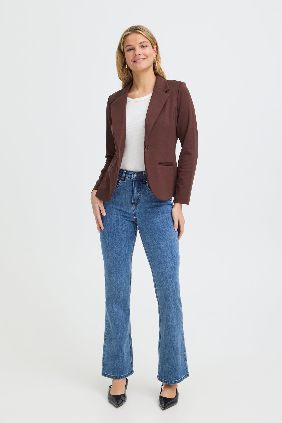 Fransa Blazer bronze - OAK Fashion Noordwolde