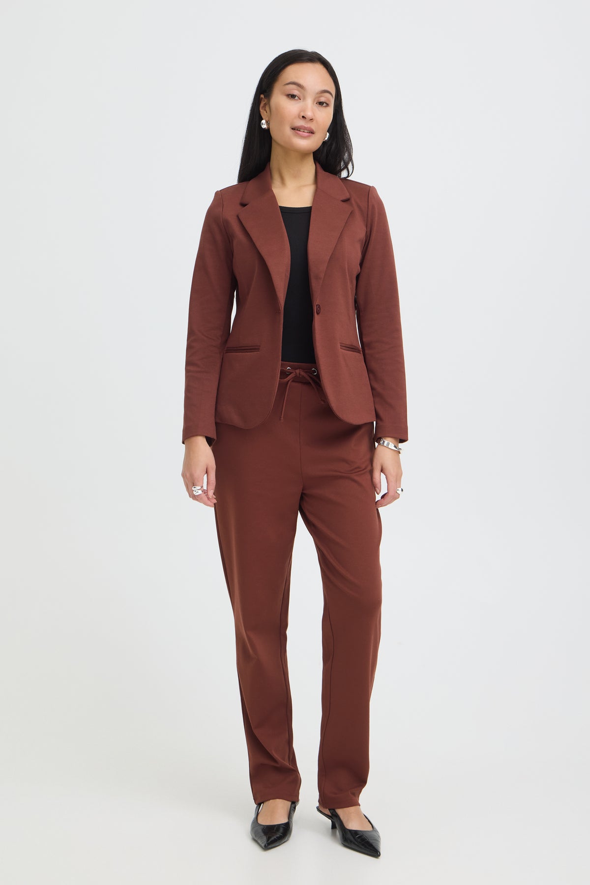 Fransa Fransa Pant bronze - OAK Fashion Noordwolde