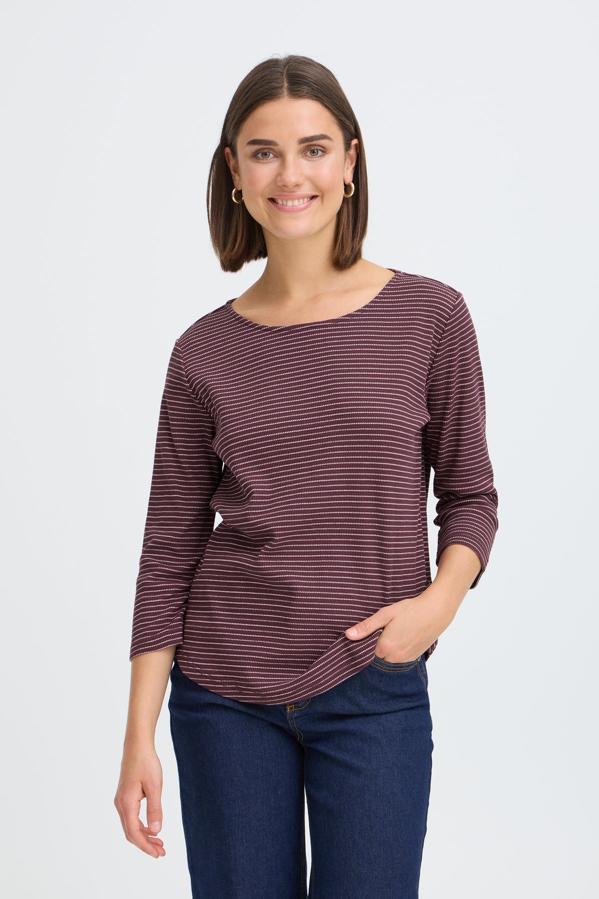Fransa FRJORELIA TEE 1 Rood - OAK Fashion Noordwolde