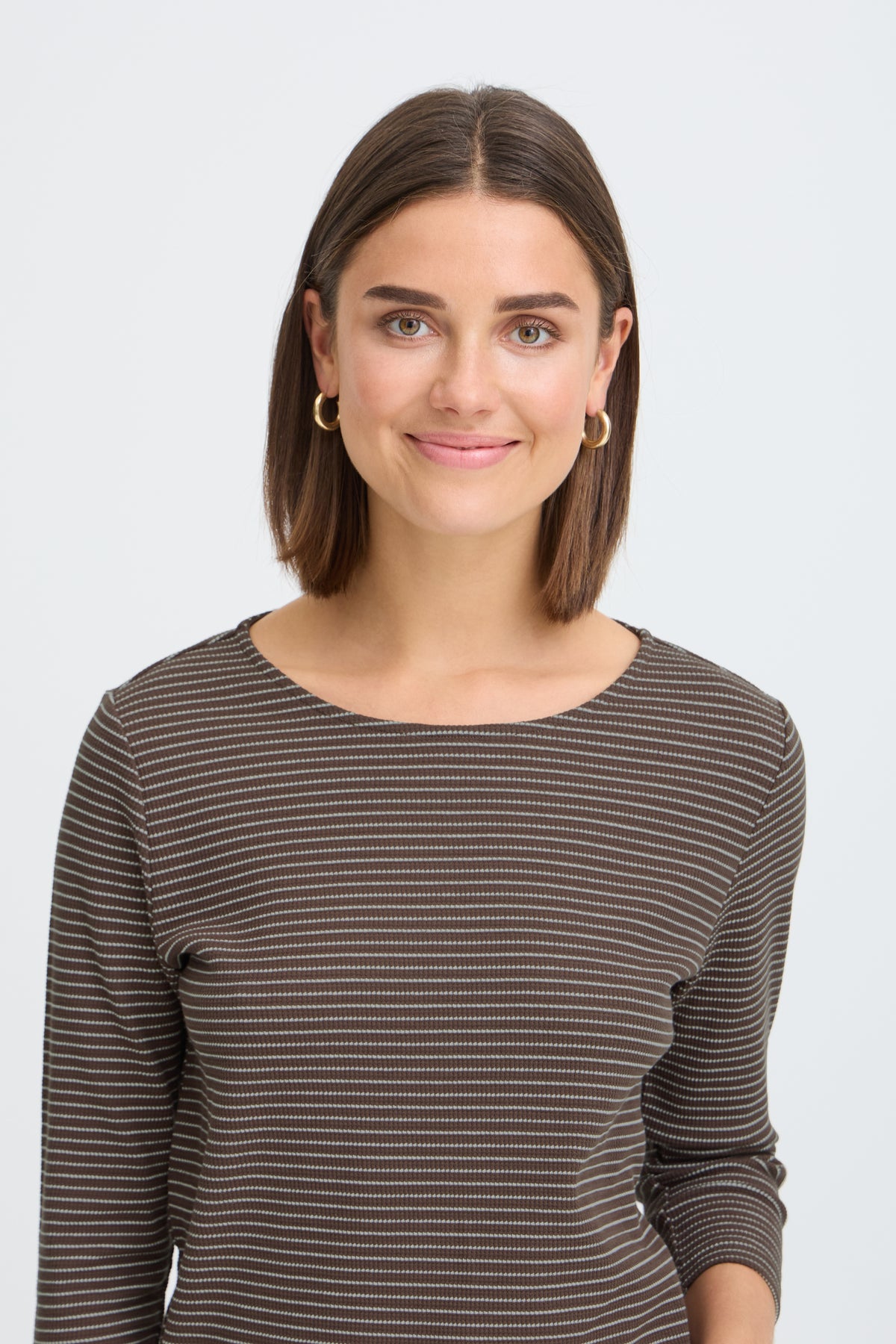 Fransa FRJORELIA TEE 1 Bruin - OAK Fashion Noordwolde