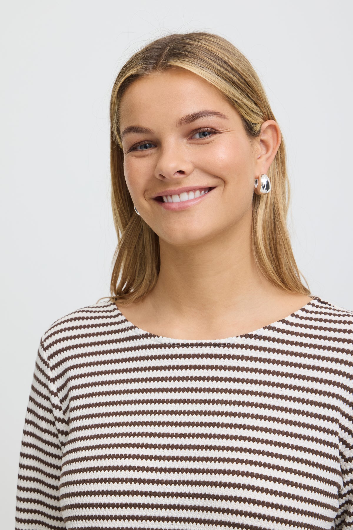 Fransa FRJade Tee Bruin - OAK Fashion Noordwolde