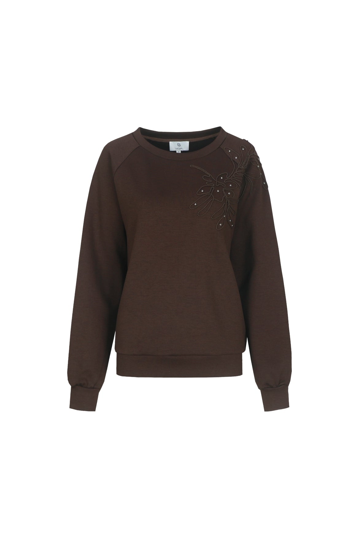 C&S The Label Willa sweater Bruin - OAK Fashion Noordwolde