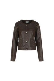 C&S The Label Ifra jacket Bruin - OAK Fashion Noordwolde
