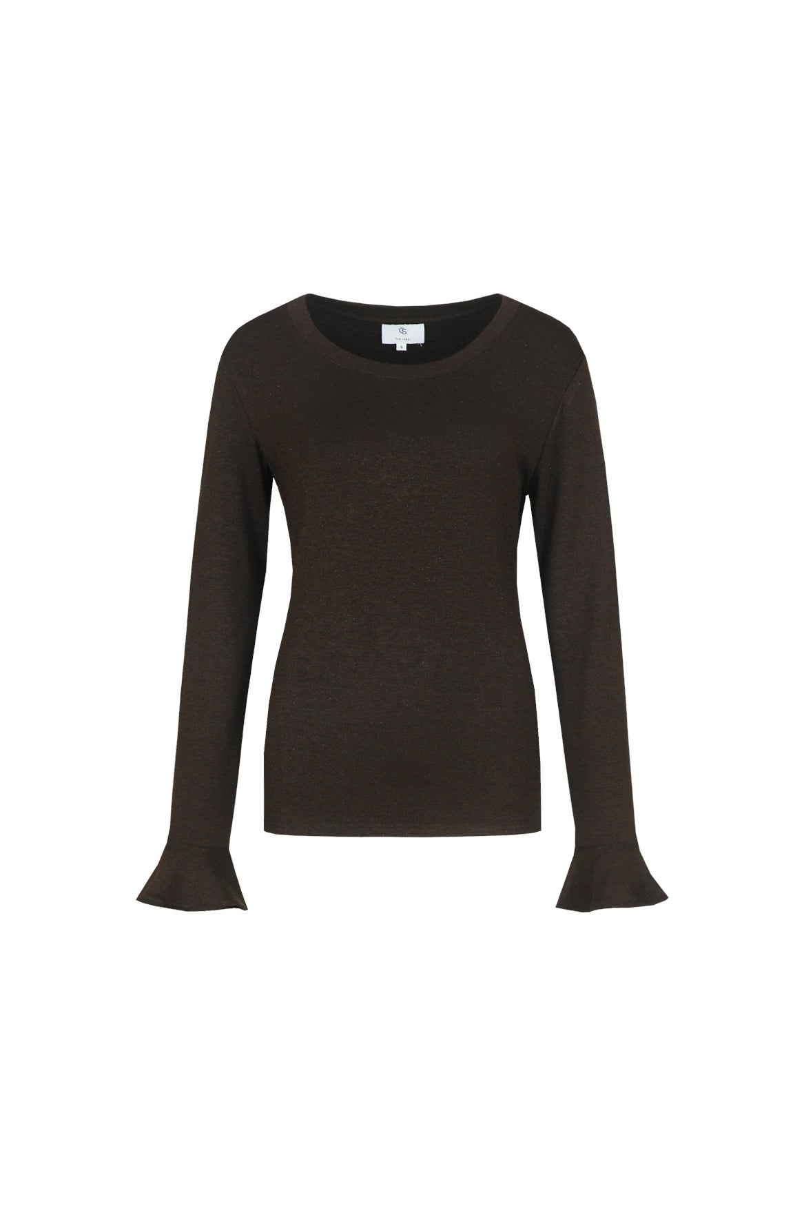 C&S The Label Tatum top Bruin - OAK Fashion Noordwolde