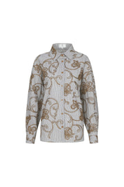 C&S The Label Lot blouse Bruin - OAK Fashion Noordwolde