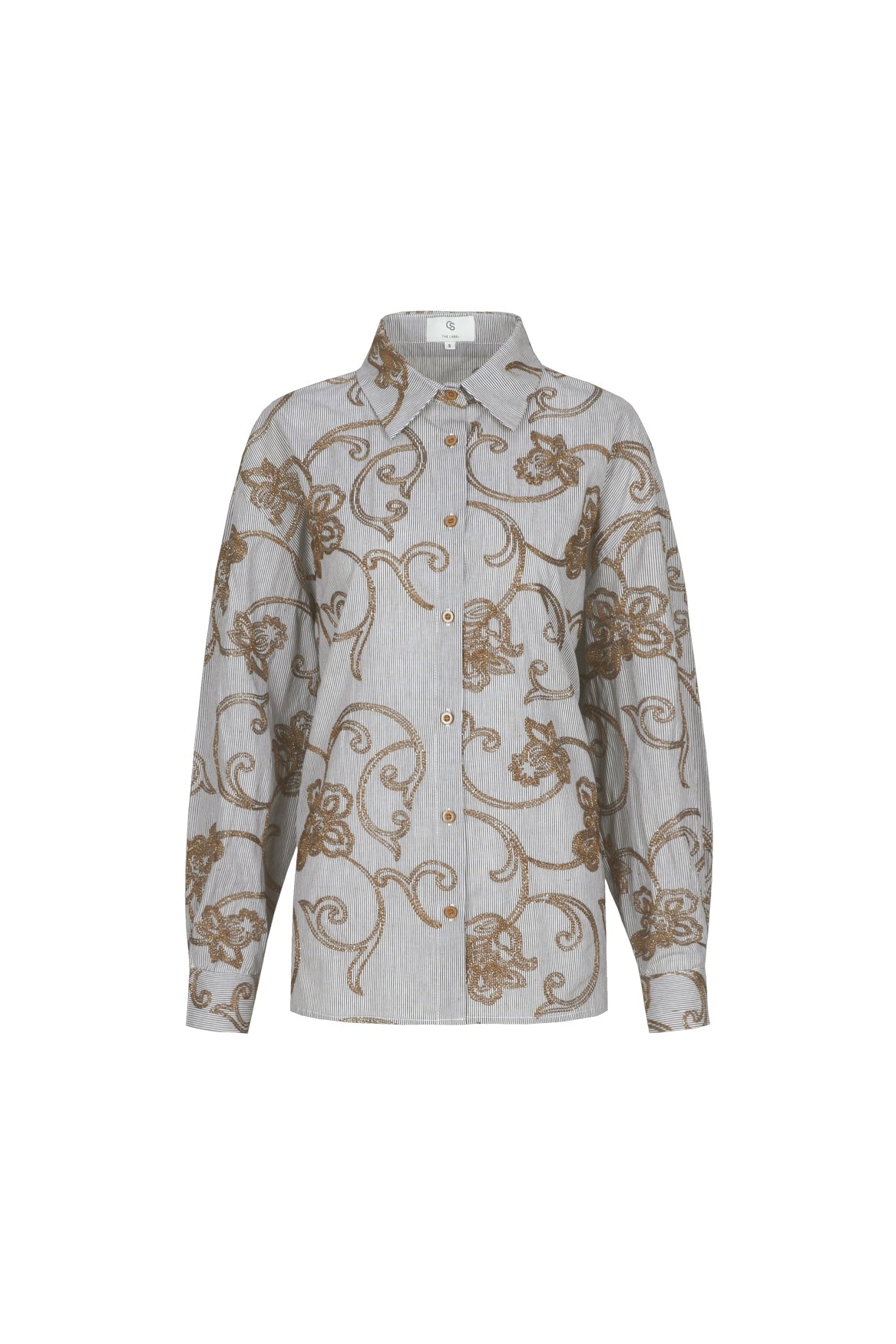 C&S The Label Lot blouse Bruin - OAK Fashion Noordwolde