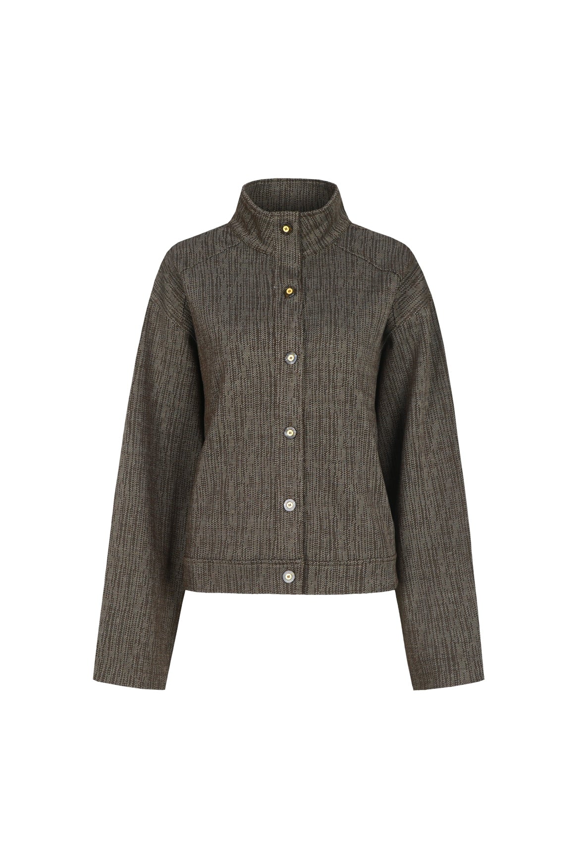 C&S The Label Femmi jacket Bruin - OAK Fashion Noordwolde