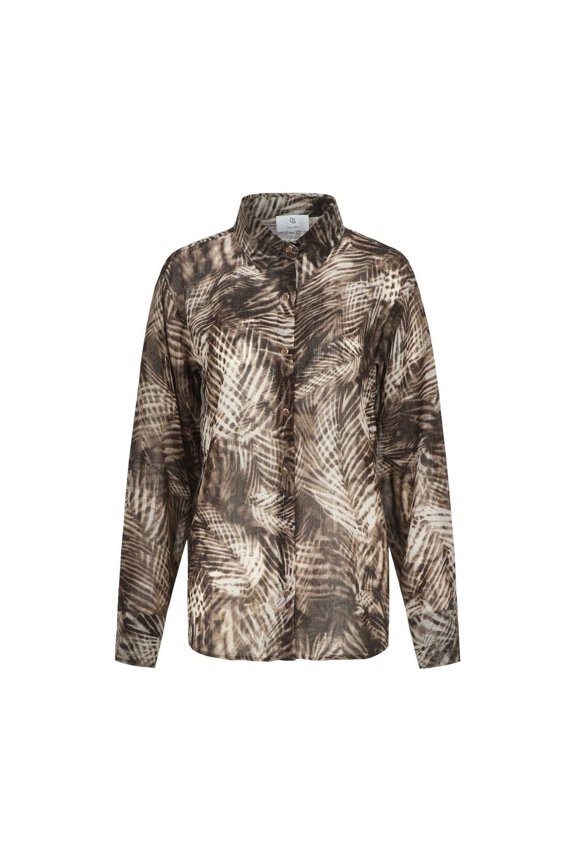 C&S The Label Leila blouse Bruin - OAK Fashion Noordwolde