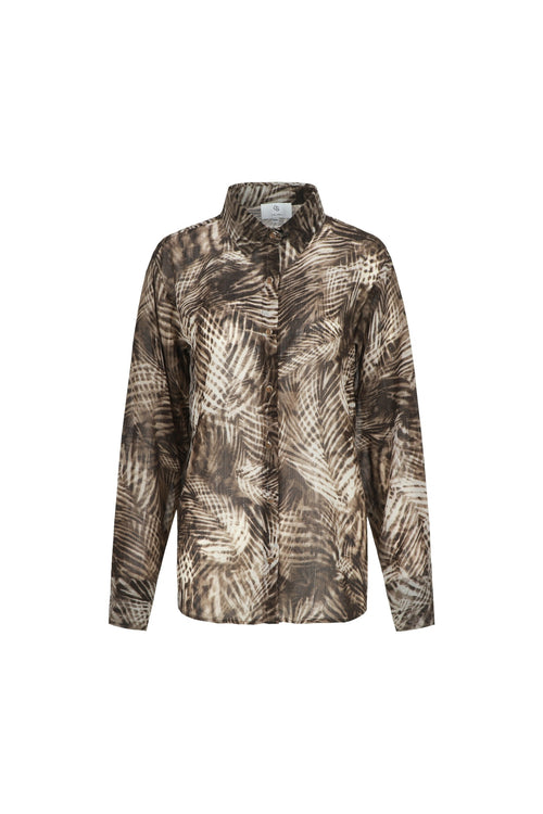 C&S The Label Leila blouse Bruin - OAK Fashion Noordwolde