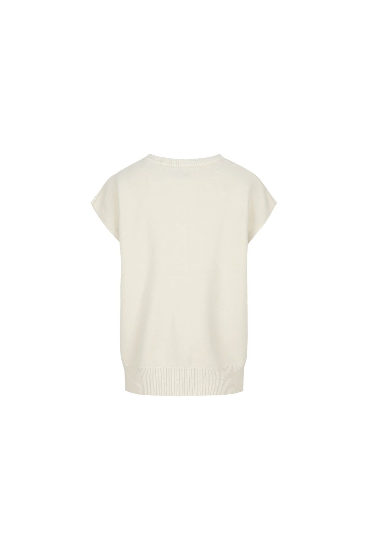 C&S The Label Vaski knit gilet Bruin - OAK Fashion Noordwolde