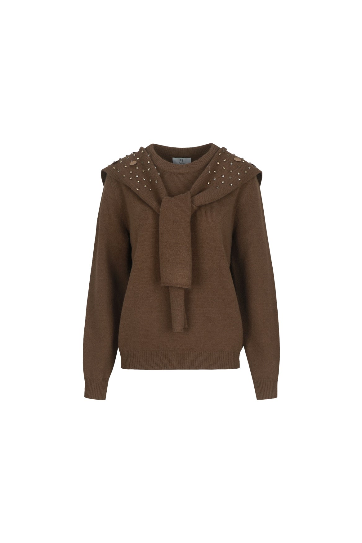 C&S The Label Kimmie knit pullover Bruin - OAK Fashion Noordwolde