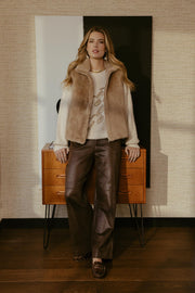 C&S The Label Kensa knit pullover Bruin - OAK Fashion Noordwolde