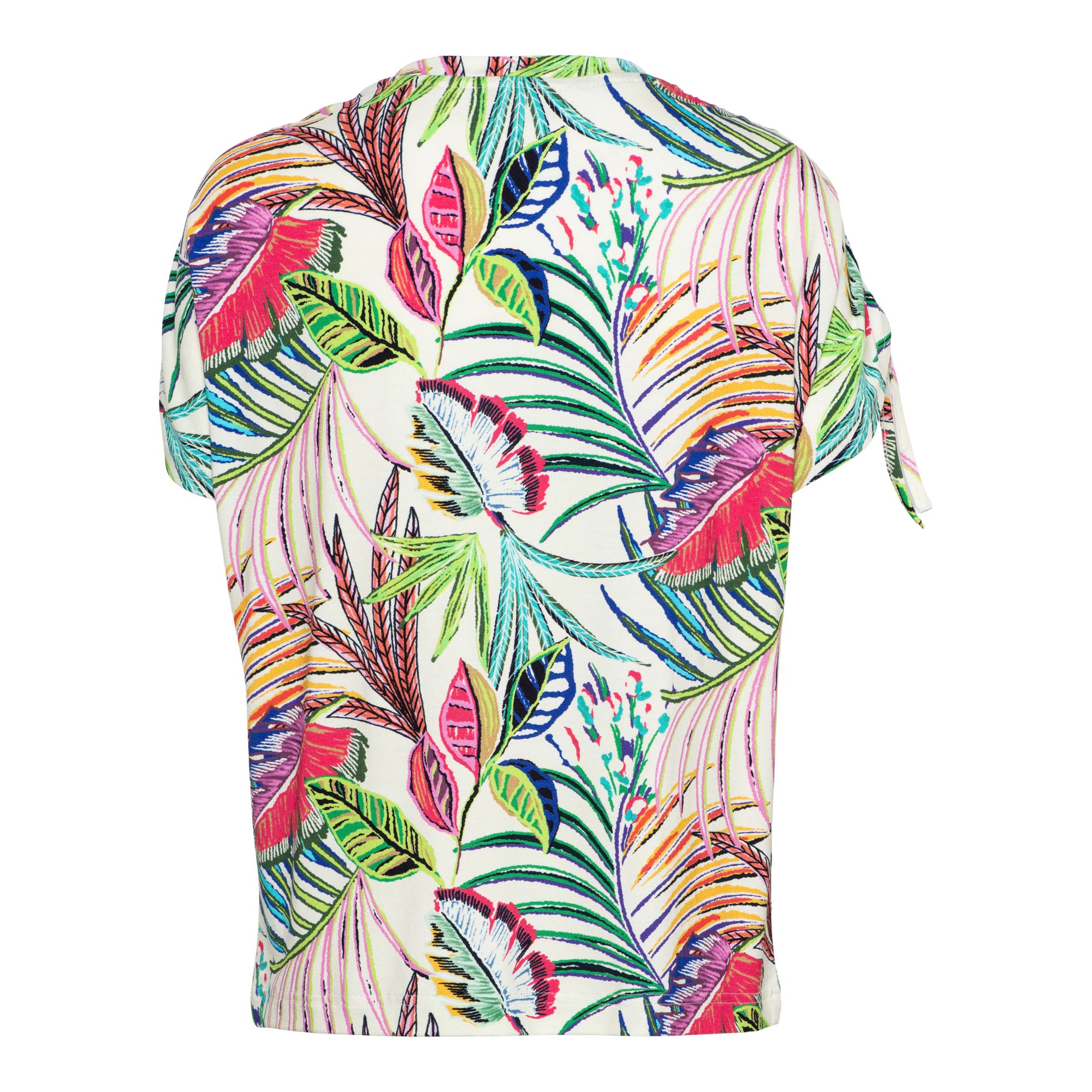 &Co Woman Top Viana Multi Leaf Multi Color - OAK Fashion Noordwolde
