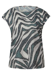 Street One Top Dessin Groen - OAK Fashion Noordwolde