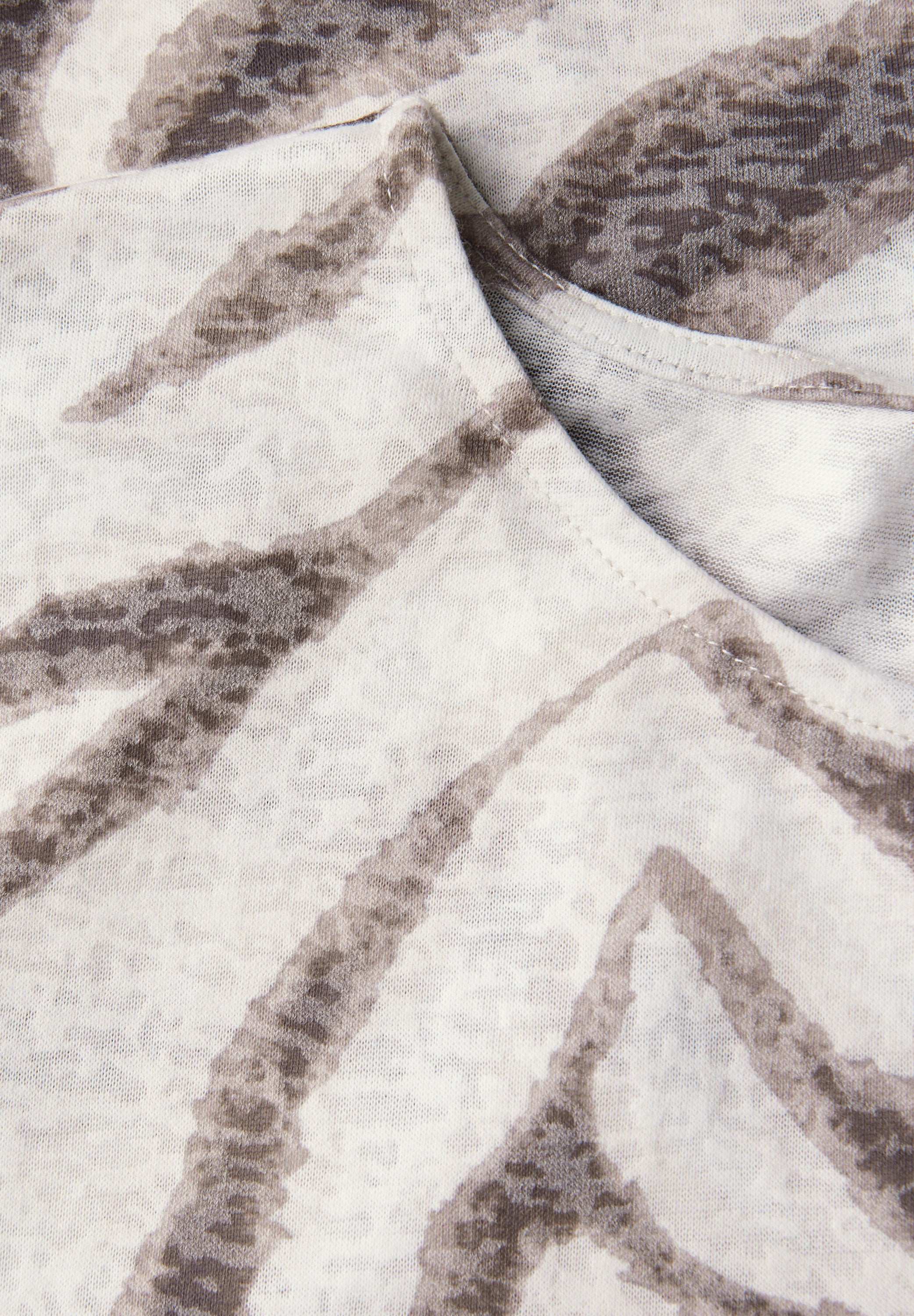 Street One Top Dessin Bruin - OAK Fashion Noordwolde