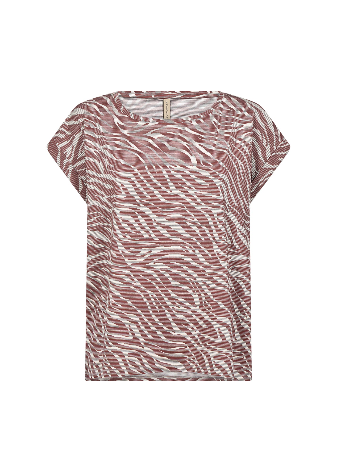 Soya Concept T-shirt Galina Rood - OAK Fashion Noordwolde