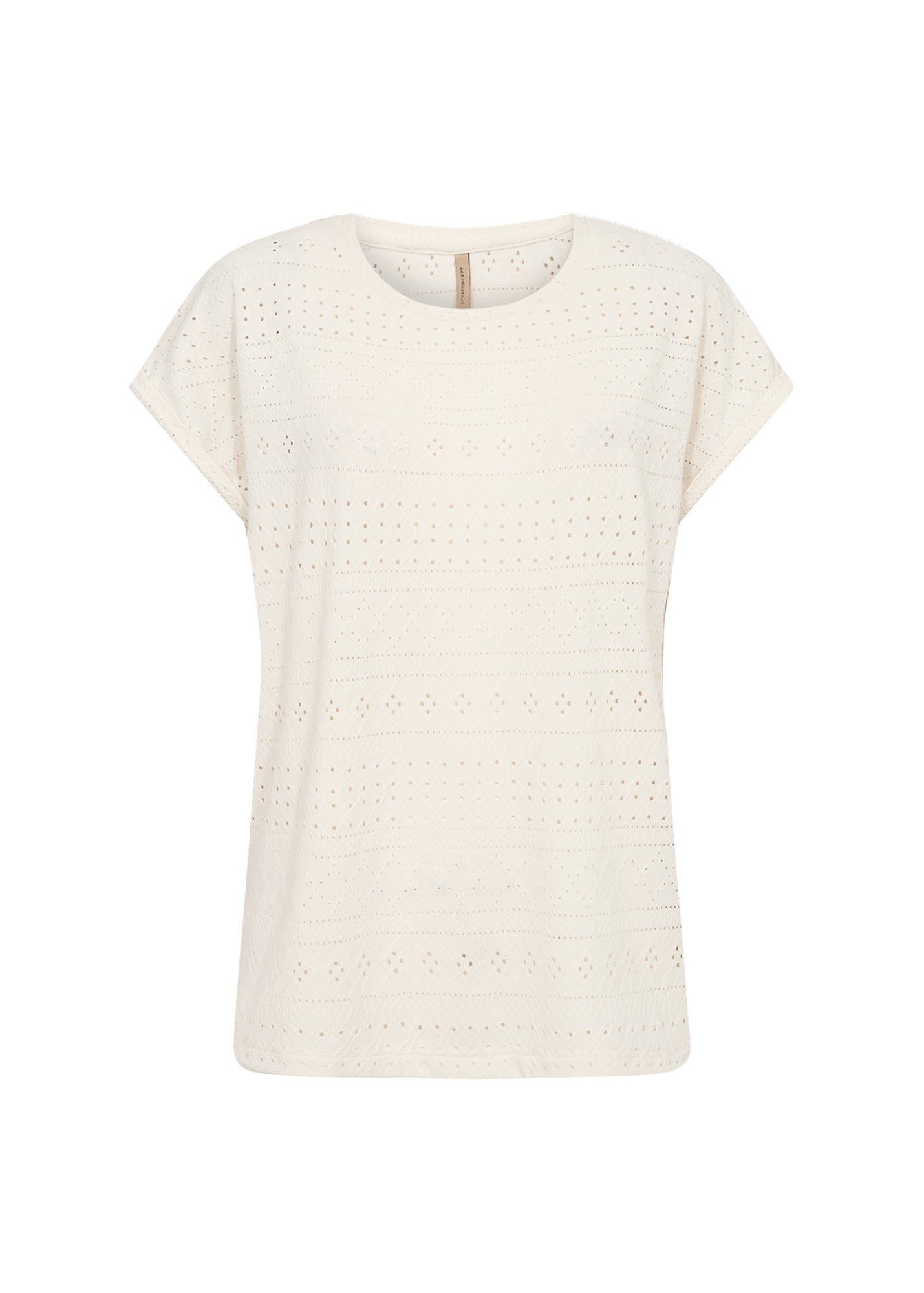Soya Concept T-shirt Satine Wit - OAK Fashion Noordwolde